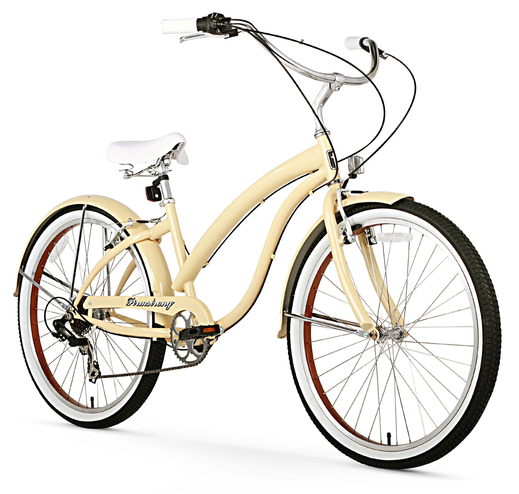 Firmstrong Bella: Stylish 7-Speed Beach Cruiser - Ride in Style!